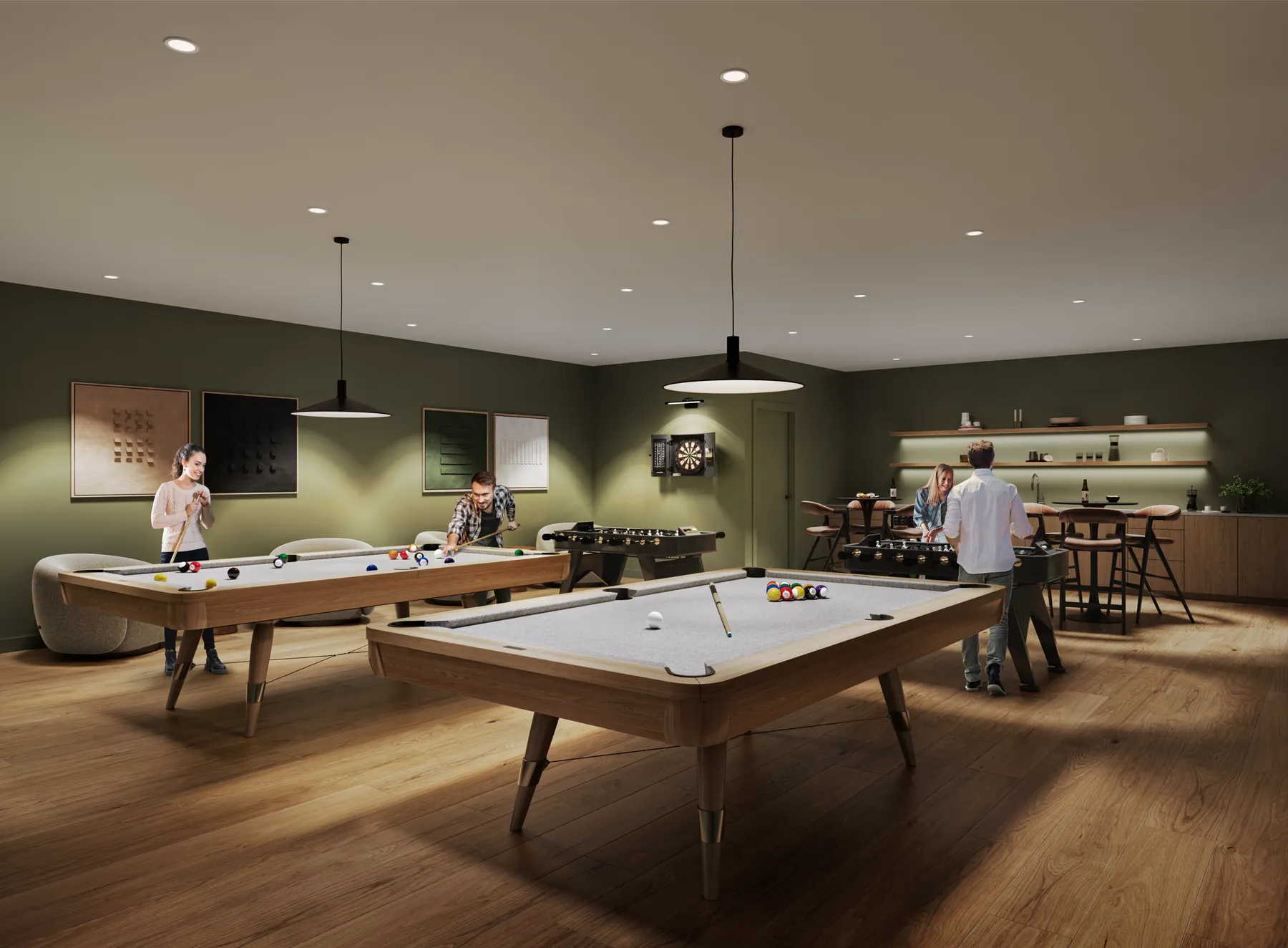 The games room