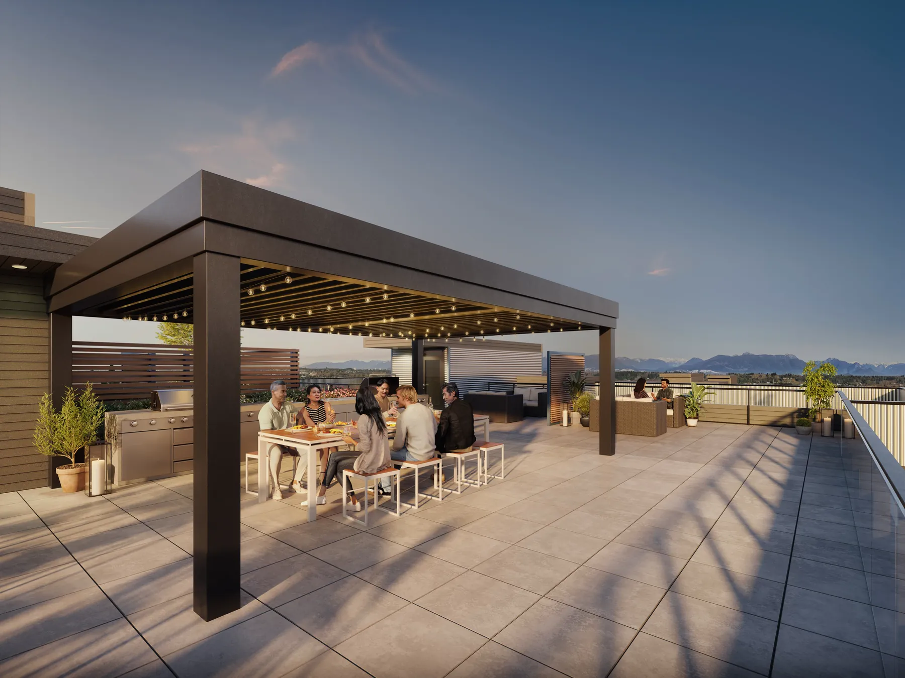 Quadra rooftop dining