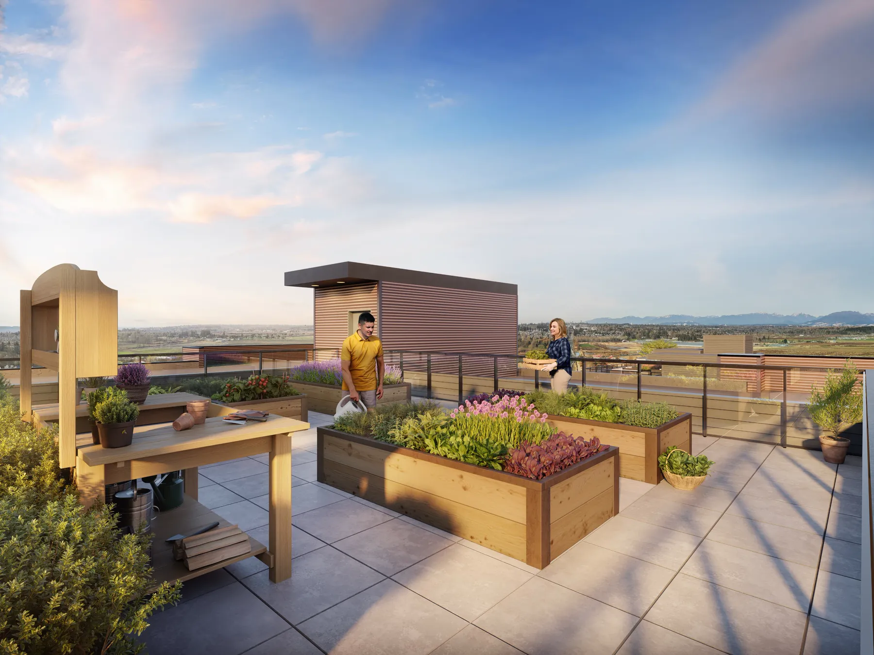 Saturna rooftop lounge